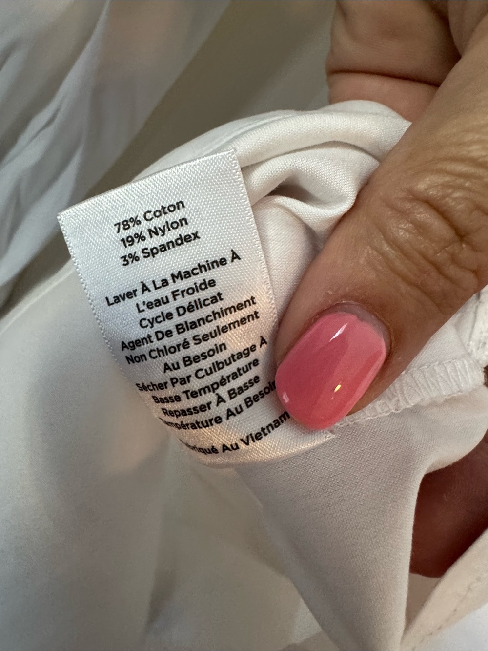 T by Talbots White Women's Zip-Front Shirt with Chest Pockets - Picture 8 of 8